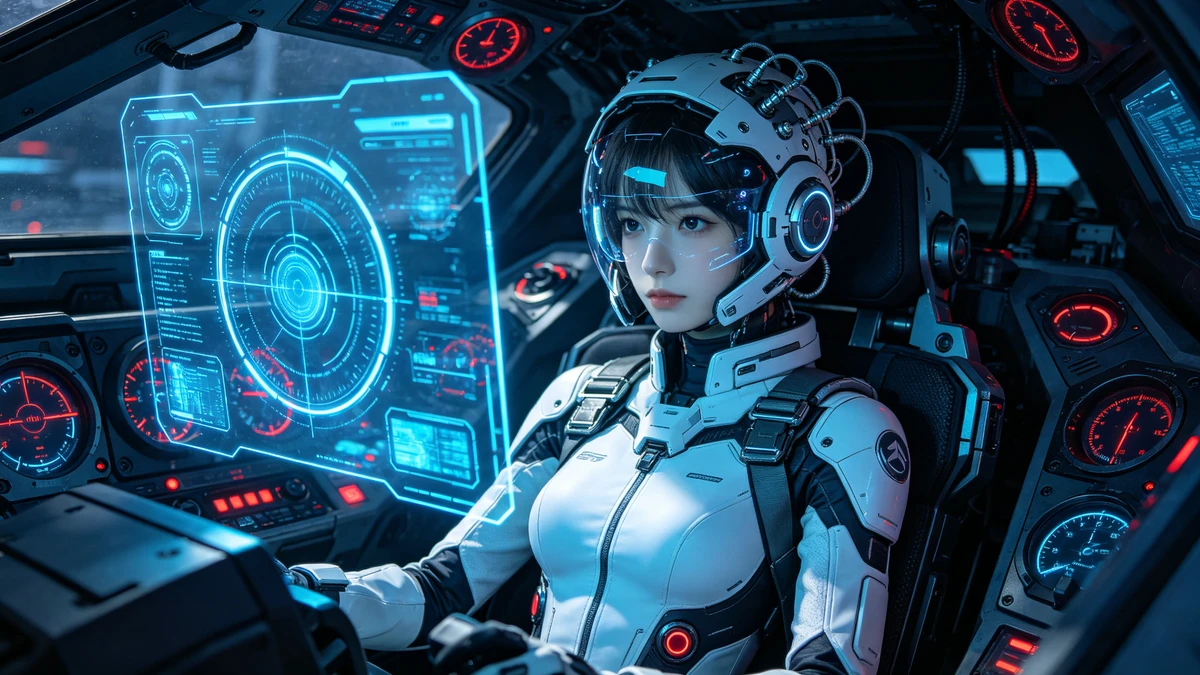 机甲风格动漫生成示例1