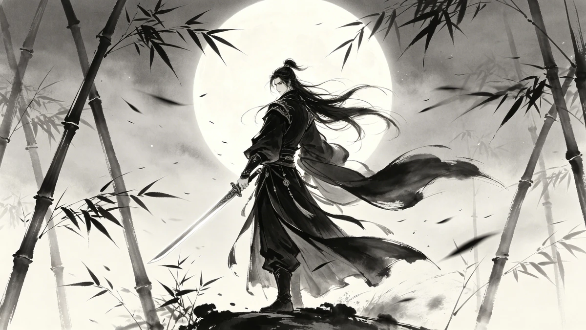 古风风格动漫生成示例1