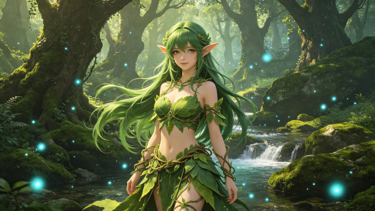 奇幻精灵角色示例1